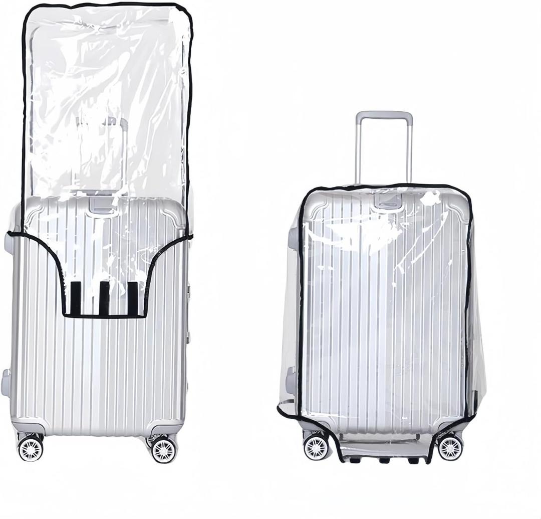 Suitcase Cover Protectors Clear PVC Luggage Cover for Wheeled Suitcase Waterproof Travel Suitcase Cover (30" (21.3" L x 13.4" W x 29.5" H))