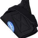 Comfort Cool Thumb CMC Restriction Splint, Provides Direct Support For The Thumb CMC Joint While Allowing Full Finger Function, Left Hand, Small Plus, Black