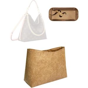 Purse Organizer Insert, Slim Inside Storage Bag In Bag Fit for LV Multipass Handbag Lightweight Inner Liner Bag Insert (Style-02)