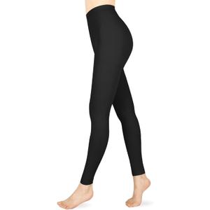 Compression Pantyhose for Women & Men, Medical Graduated Compression Stockings, Compression Tights (X-Large, Black/Footless/15-20 mmHg)