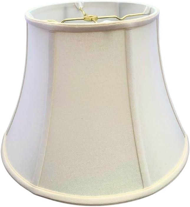 Royal Designs Modified Bell Lamp Shade, Linen Eggshell, 11 x 18 x 13.5