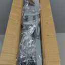 Lattice Design Outdoor Planter Box - 15.5 Square 16.5 Tall Gray Plant Pot - Decorative Plant Pots for Front Porch Decor - Flower Pots Outdoor Planters for Porch Patio or Garden Decor by Pure Garden