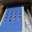 Drseats Heavy Duty Width Adjustable Bath Tub Transfer Shower Bench for Inside Tub Extended Shower Chair with Adjustable Height and Reversible Backrest Handicap Bath Seat for Elderly and Disabled, Blue