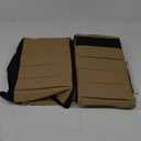 CAR PASS Faux Leather Car Seat Covers Front Seats Only, 3D Foam Support Car Seat Covers, Universal fit for Trucks Vans SUVs Sedans Automotive Comfortable, Airbag Compatible 2 Pieces Front Black Beige