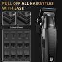Ufree Professional Clippers and Trimmers Set, Cordless Hair Clippers for Men, Barber Clippers Set with Travel Case