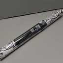 Modern Black and White Rose Floral Mosaic Flower Geometric Peel and Stick Wallpaper Easy Peel Off Contact Paper Stick on Adhesive Wall Paper for Bathroom Waterproof Renter Friendly