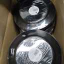 Bluesky Black & White Plastic Plates Combo - 10", 7.5" (36 Pieces) - Premium Quality, Disposable and Lightweight - Perfect for BBQs, Picnics, and Everyday Use