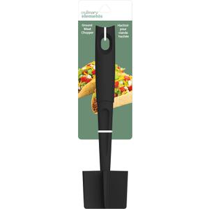 Ground Meat Chopper, Safe for All Cookware, Black