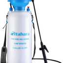 Kitahara 2 Gallon Garden Pump Pressure Sprayer with Pressure Relief Valve, Adjustable Shoulder Strap and Nozzles, for Yard Lawn Weeds Plant Water