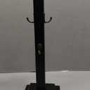 EMASON Rustic Coffee Mug Tree Stand, Solid Wood Holder for 6 Mugs, Space-Saving Kitchen Organizer, Stylish and Sturdy Cup Display Rack, Black