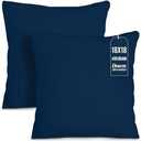 Utopia Bedding Throw Pillows Insert (Pack of 2, Navy) - 12× 12 Inches Bed and Couch Pillows - Indoor Decorative Pillow