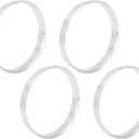 X AUTOHAUX 4pcs 72.6 to 70.1 mm Aluminium Alloy Car Hub Centric Rings Wheel Bore Spacer