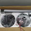 65 Inch Ceiling Fan No Light with Remote, Black Large Ceiling Fan Without Light with Quiet Reversible DC Motor, 6-Speeds, 8 Blades, Indoor/Outdoor Modern Ceiling Fans for Patios, Living Room, Garage