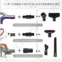 1 1/4" (32mm) Vacuum Attachments Compatible with Shark Navigator Lift-Away NV350, NV352, NV360, NV500 NV501, Rocket HV300 HV301 HV322 Series Vacuum, for Home and Automotive Cleaning