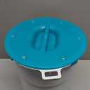 Surface Float Skimmer,2025 Upgrade, No Installation Required, no Adjustable Bracket Required, Comes with 50 Filter Socks, Perfect for Women ((((Turquoise))))