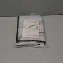 Bemece Stroller Rain Cover, Universal Stroller - Waterproof Windproof Travel Weather Shield Thick & Durable Protect from Dust and Snow with Breathable Ventilation Mesh Clear Visibility, 22 x 37 x 37.5 inches, (Black-transparent)