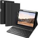 BLUTLOTUS Keyboard Case for iPad 9th/8th/7th Generation 10.2 inch, 10.5-inch Case with Keyboard & Pencil Holder,iPad Air 3 2019, Removable Wireless Keyboard Smart Folio Tablet Cover(Black)