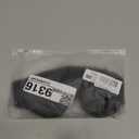 Sivio Weighted Eye Mask for Women & Men, Heatable and Freezable Weighted Eye Pillow with Silica Beads & Adjustable Strap, Soft Breathable Cotton Eye Cover for Sleeping Faster and Better, Black