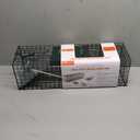 HOMESTEAD 2-Pack Live Animal Trap - Specialized for Raccoons, Opossums, Groundhogs, Skunks, Feral Cats, Squirrels - Heavy Duty Steel Traps, 1-Door, Green, Humane Catch & Release Animal Trap,89-302