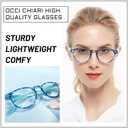 OCCI CHIARI Designer Reading Glasses for Women 2.5 Stylish(1.0 1.25 1.5 1.75 2.0 2.25 2.5 2.75 3.0 3.5 4.0 5.0 6.0)