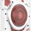 PopSockets iPhone 15 Case with Round Phone Grip Compatible with MagSafe, Phone Case for iPhone 15, Wireless Charging Compatible, Harry Potter - Gryffindor