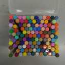 D-FantiX 120 Colors Acrylic Paint Markers for Kids Adults, Fine Tip Acrylic Paint Pens for Wood, Fabric, Glass, Canvas, Ceramic, Plastic, Rocks, Eggs, Shoe, DIY Arts and Crafts Scrapbook Supplies