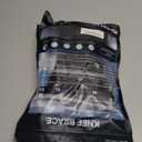 POWERLIX Adjustable Compression Knee Brace for Men & Women, featuring Stabilizers & Patella Support, Optimal Recovery for Knee Pain, Medical Knee Sleeve for Arthritis, Weightlifting, Dance, Running (Large, Black with Strap)