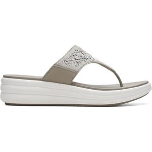 Clarks Women's Drift Way (Silver,10)