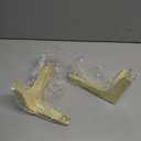 4 Inch Furniture Legs, Set of 4 Metal Furniture Legs Modern Triangle Feet Luxury Gold for Sofa Cabinet Cupboard Couch Chair Ottoman, Gold