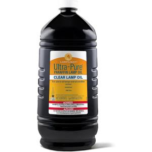 Lamplight Ultra-Pure Liquid Paraffin Lamp Oil  1 Gallon (128 oz)  Smokeless, Sootless & Odorless for Indoor Use  Clean-Burning Oil for Lamps, Lanterns & Emergency Preparedness (Clear)