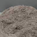 Himax Dog Beds for Small Dogs, Donut Dogs Beds with Blanket Attached, Calming Dog Bed Washable (20"/26"/35") Beige