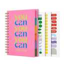 And Per Se Student Planner 2025-2026, Academic Planner July 2025 - June 2026, 8.5" × 6.2", Weekly & Monthly Lesson Plan for Students with Colorful Tabs & Stickers (Smart Letter) 2 Pack