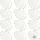 Shappy 12 Pcs Ceramic Jewelry Tray 4.5 in Ring Dish Bulk Decorative Trinket Dish for Bridal Christmas Birthdays Gifts