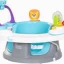 Smart Steps Explore N Play 5-in-1 Activity to Booster Seat, Blue Safari Fun
