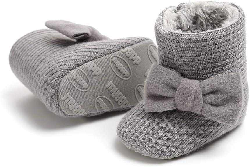 COSANKIM Newborn Baby Girls Boys Boots Soft Anti-Slip Sole Warm Winter Snow Booties Toddler Infant Prewalker Shoes