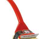 Grill Rescue Griddle Brush Bristle-Free, Heavy-Duty Griddle Cleaner for Flat Tops & BBQ Griddles | Heat Resistant, Safe for Nonstick Surfaces, Cast Iron & Stainless Steel (Griddle brush with scraper)