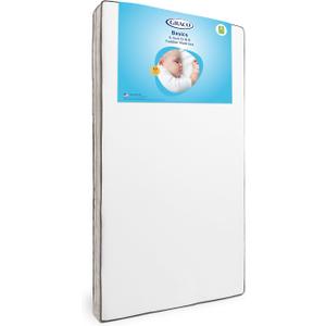 Graco Essentials 6-Inch Water-Resistant Baby Crib & Toddler Mattress
Made in USA, Firm Support for Infants, GREENGUARD Gold Certified Baby Crib Mattress, Washable, PVC-Free PEVA Cover