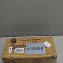 AGM 18" Santa Claus Christmas Figurine Figure Decoration with Gifts Bag and 2 Bells for Holiday Party Home Christmas Decoration