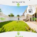 5G/2.4G Security Camera Outdoor, 3MP Wired Cameras 24/7 Recording, Plug-in Power, 360 View, Motion Tracking, Alexa, 2-Way Audio, IP66, Color Night Vision, SD/Cloud Storage(2 Pack)