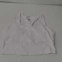 YITTY Active Women's UltraLuxe Built-in Bra Tank Top, Athleisure, 4-Way-Stretch, True White, XL