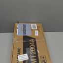 Rfiver Mobile TV Stand for 23-60 Inch LCD LED Flat/Curved Panel Screen TVs up to 88 lbs, Rolling TV Stand with Adjustable Shelf & Tilt, Portable Floor Stand on Wheels for Bedroom, Living Room, Office (Black)