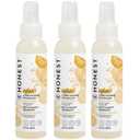 The Honest Company Conditioning Hair Detangler 3-Pack Leave-in Conditioner and Fortifying Spray, Tear Free Cruelty-Free, Hypoallergenic, Citrus Vanilla Refresh, 4 fl oz, pack of 3