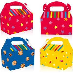 BTJiaDe 15PCS Cartoon Street Friends Party Gift Boxes Colourful Children's Birthday Party Candy Boxes Birthday Party Decorations