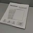 Pauuooa 120 Pack Clear Sheet Protectors 8.5 × 11 Inch, Plastic Page Sleeves for 3 Ring Binder,  Transparent Letter‑Size Document Covers,  Top Loading,  for Paper Documents,  Home,  School and Office Use