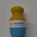 Solar Buddies Sunscreen Applicator - Single Blue - Refillable Roll on Sponge Sunscreen, Suncream & Lotion Applicator For Kids, Adults & Families - Holds 3.4fl oz, Perfect Size for Travel