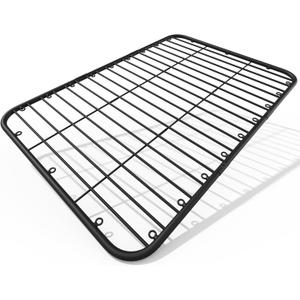 WILDROAD Car Roof Platform, Universal Roof Flat Rack 69" x 47" x 1.3" Heavy Duty Roof Rack Platform with Super Duty Bungee Cargo Net, Ratchet Straps and Anti-Rust Sealant Fits for SUV Truck Cars