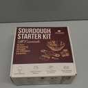 Superbaking Sourdough Starter Kit, 9" Round Banneton Bread Proofing Basket Set, Sourdough Bread Baking Supplies, Sourdough Tools with Silicone Bread Sling, Bread Making Tools, Baking Gifts