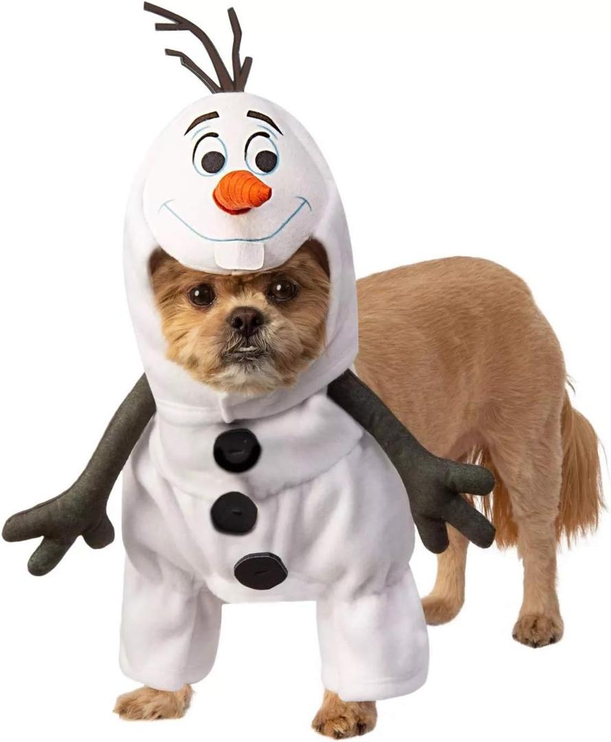 Disney Frozen: Olaf Pet Costume for For Dogs or Cats by Rubies, Medium (Medium (Pack of 1)