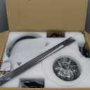 Ceiling Fans with Lights- 46 Low Profile Indoor Ceiling Fan with Light Black