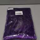 LHJ Unisex Full Length Hooded Robe Cloak Long Velvet Cape Cosplay Costume (Purple)